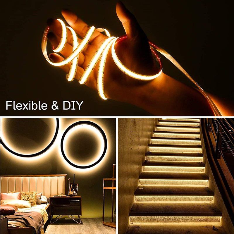 CCT adjustable cob led strip DIY